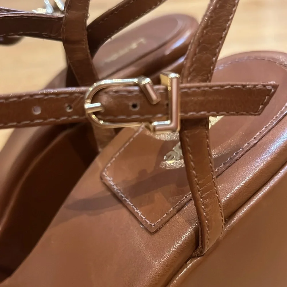 NEW! Larroude Wanda Platform Wedge Sandal 9 Revolve